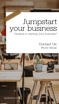 Jumpstart Your Business Instagram Story Design