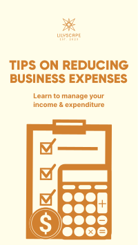 Reduce Expenses Instagram story Image Preview