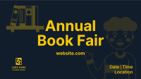 Kids Book Fair Facebook Event Cover Design