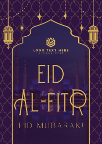Eid Al Fitr Prayer Flyer Image Preview