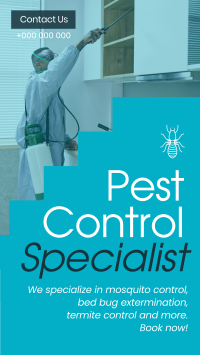 Minimal & Simple Pest Control Instagram reel Image Preview