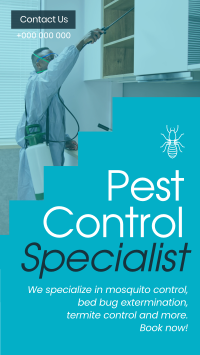 Minimal & Simple Pest Control Instagram Reel Preview