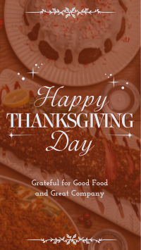 Thanksgiving Feast Instagram Reel Design