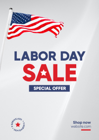 Labor Day Sale Poster Design