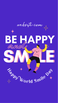 Be Happy And Smile Instagram Reel Image Preview