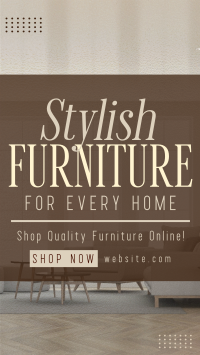 Stylish Quality Furniture TikTok video Image Preview