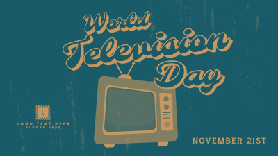 Retro TV Day Facebook event cover Image Preview