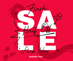 Doodly Generic Flash Sale Facebook post Image Preview