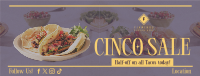 Cinco De Mayo Food Promo Facebook cover Image Preview