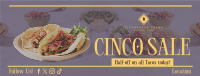 Cinco De Mayo Food Promo Facebook Cover Image Preview