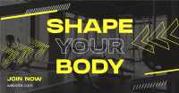 Body Fitness Center Facebook Ad Design