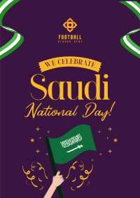 Raise Saudi Flag Poster Image Preview