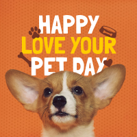 Wonderful Love Your Pet Day Greeting Instagram Post Design