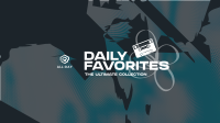 Daily Favorites YouTube Banner Image Preview