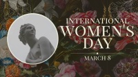 Floral International Women's Day Facebook event cover Image Preview