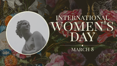 Floral International Women's Day Facebook event cover Image Preview