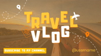 Simple Fun Travel Vlog Animation Preview