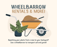 Garden Wheelbarrow Facebook post Image Preview