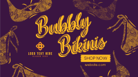 Bubbly Bikinis Facebook Event Cover Design