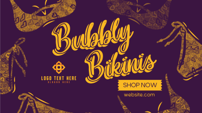 Bubbly Bikinis Facebook event cover Image Preview