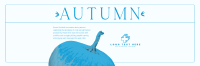 Autumn Pumpkin Twitter Header Design