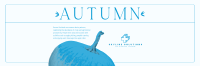 Autumn Pumpkin Twitter Header Image Preview