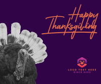 Thanksgiving Turkey Peeking Facebook post Image Preview