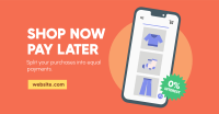 Shop and Pay Later Facebook Ad Design
