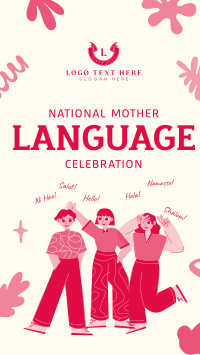 Celebrate Mother Language Day YouTube Short Design