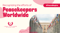 International Day of United Nations Peacekeepers Facebook Event Cover Design