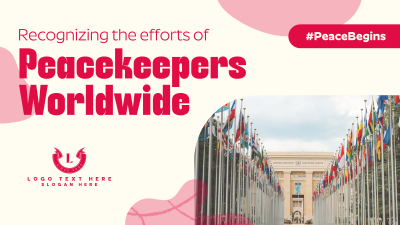 International Day of United Nations Peacekeepers Facebook event cover Image Preview