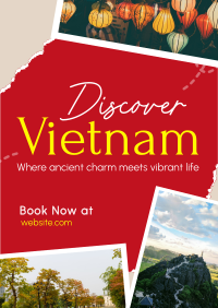 Vietnam Travel Tour Scrapbook Flyer Image Preview