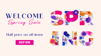 Modern Spring Sale Facebook event cover Image Preview