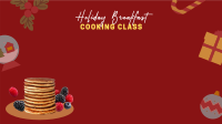 Holiday Breakfast Restaurant Zoom background Image Preview