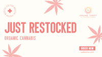 Cannabis on Stock Facebook Event Cover Design