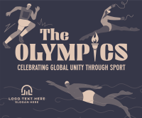 Summer Olympics Facebook Post Design