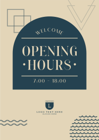 New Opening Hours Flyer Image Preview