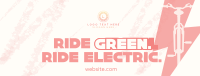 Green Ride E-bike Facebook Cover Design