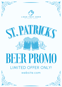 Paddy's Day Beer Promo Poster Image Preview