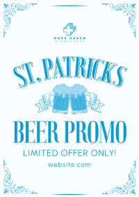 Paddy's Day Beer Promo Poster Image Preview