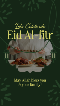 Eid Al Fitr Greeting TikTok video Image Preview