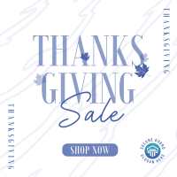 Thanksgiving Autumn Shop Sale Instagram post Image Preview