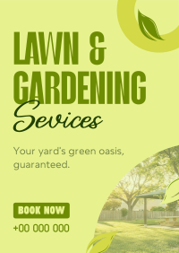 Professional Lawn Care Services Poster Image Preview