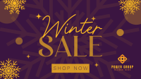 Winter Snowball  Sale Facebook Event Cover Design