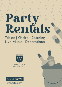 Party Services Flyer Design
