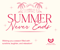Summer Never Ends Facebook post Image Preview