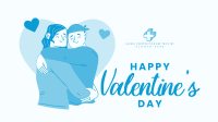 Valentines Couple Facebook event cover Image Preview