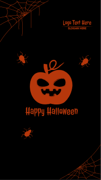 Halloween Scary Pumpkin Instagram Story Design