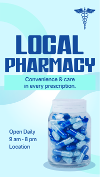 Minimal Pharmacy YouTube Short Image Preview