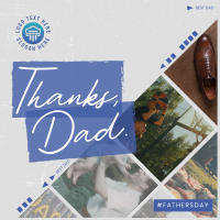 Film Father's Day Instagram Post Design